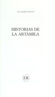Cover of: Historias de la Artámila by Ana María Matute ; edición a cargo de Berta Pallares.