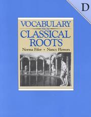 Cover of: Vocabulary from Classical Roots - D by Nancy Fifer