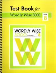 Cover of: Wordly Wise 3000 Test Book B Blackline Master