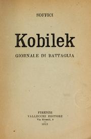 Cover of: Kobilek by Soffici, Ardengo