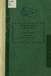 Cover of: Pioneer preparation and spinning of flax and wool. by Milo Custer, Milo Custer