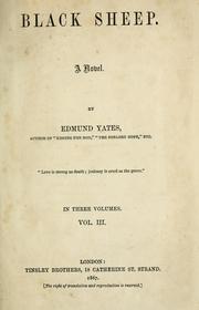 Cover of: Black sheep. by Edmund Hodgson Yates
