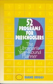 52 programs for preschoolers by Diane Briggs