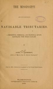 Cover of: The Mississippi and its forty-four navigable tributaries. by Alexander D. Anderson
