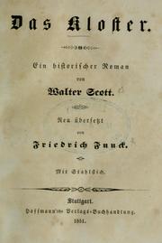 Cover of: Das Kloster. by Sir Walter Scott