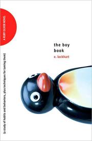 Cover of: The boy book | E. Lockhart