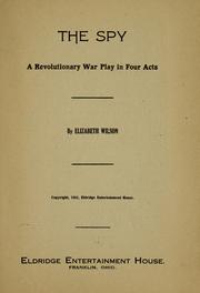 Cover of: The spy ...
