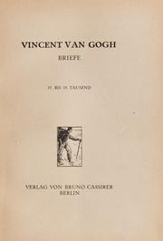 Cover of: Vincent van Gogh: Briefe