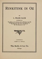 Cover of: Rinkitink in Oz by L. Frank Baum