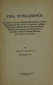 Cover of: Cell intelligence by Nels Quevli