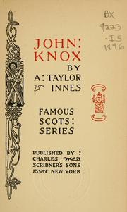 Cover of: John Knox