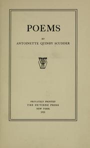 Cover of: Poems