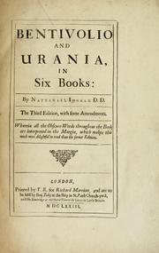 Cover of: Bentivolio and Urania: in six books