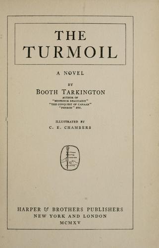 The turmoil by Booth Tarkington