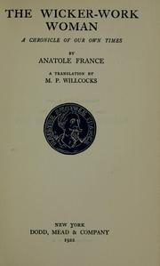 Cover of: The wicker work woman by Anatole France