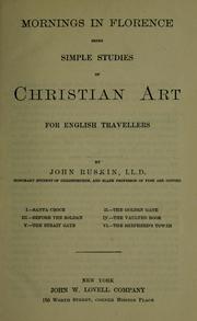 Cover of: Ruskin's works