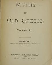 Cover of: Myths of old Greece. by Mara L. Pratt-Chadwick