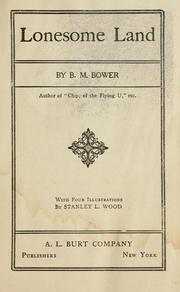 Cover of: Lonesome land by Bertha Muzzy Bower