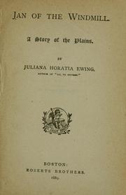 Cover of: Jan of the windmill by Juliana Horatia Gatty Ewing