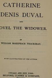 Cover of: Henry Esmond; Catherine; Denis Duval and Lovel the widower. | William Makepeace Thackeray