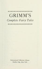 Cover of: Grimm's Complete Fairy Tales by Brothers Grimm