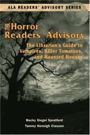 Cover of: The horror readers' advisory: the librarian's guide to vampires, killer tomatoes, and haunted houses