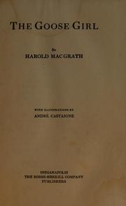 Cover of: The goose girl by Harold MacGrath