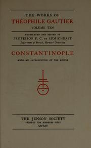 Cover of: Constantinople | ThГ©ophile Gautier