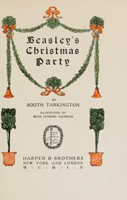 Cover of: Beasley's Christmas party by Booth Tarkington