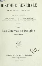 Cover of: Histoire générale du 4e siècle à nos jours by Ernest Lavisse