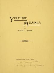 Cover of: Yuletide musings