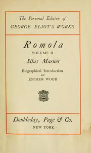 Cover of: Romola ... by George Eliot