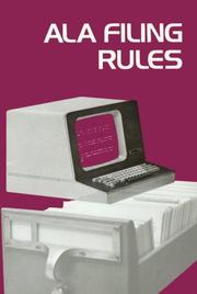 Cover of: ALA filing rules