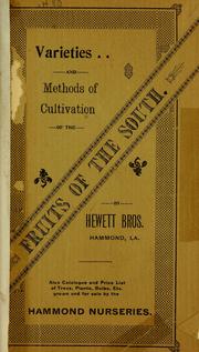 Varieties and methods of cultivation of fruits of the South