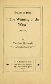 Cover of: Episodes from "The winning in the West,"