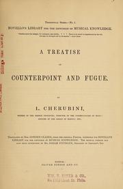 Cours de contrepoint et de fugue by Luigi Cherubini