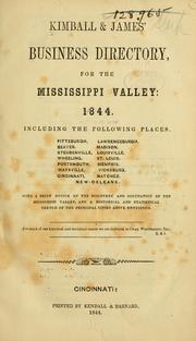 Cover of: Kimball & James' business directory for the Mississippi Valley, 1884 by 