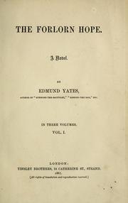 Cover of: The forlorn hope by Edmund Hodgson Yates, Edmund Hodgson Yates