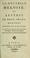 Cover of: Oeuvres de J.J. Rousseau, de Geneve