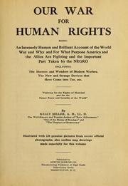 Cover of: Our war for human rights | Kelly Miller