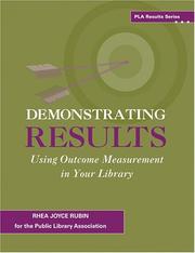 Cover of: Demonstrating results by Rhea Joyce Rubin