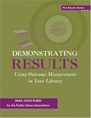 Cover of: Demonstrating Results by Rhea Joyce Rubin