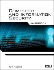 Cover of: Computer and information security handbook by John R. Vacca