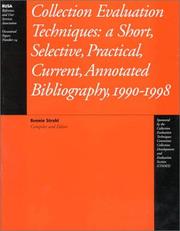 Cover of: Collection Evaluation Techniques
