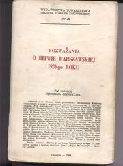 Cover of: Rozważania o bitwie warszawskiej 1920-go roku