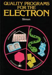 Cover of: Quality Programs for the Electron by Simon.