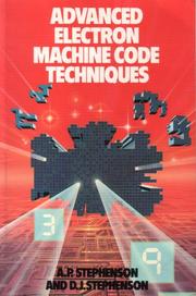 Cover of: Advanced Electron machine code techniques