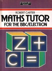 Cover of: Maths tutor for the BBC/Electron