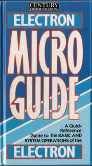 Cover of: Microguide for the Electron by Peter Morse