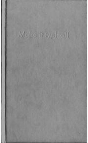 Cover of: Make it typical! by Peter Zumthor
